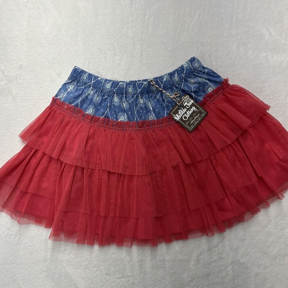 Matilda Jane Tulle‎ Skirt Girl’s Sz 8 Friends Forever Amber Blue White Pink NEW